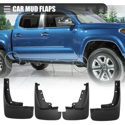 Set of 4 Mud Flaps Splash Guards for Ford Edge SE (2019–2022)