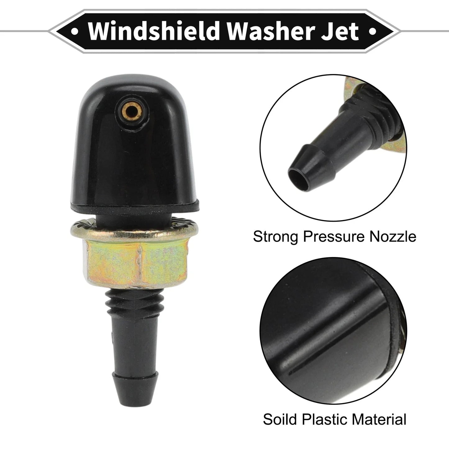 2 x Rear Windshield Wiper Washer Nozzles for Honda CR-V (2002-2011)