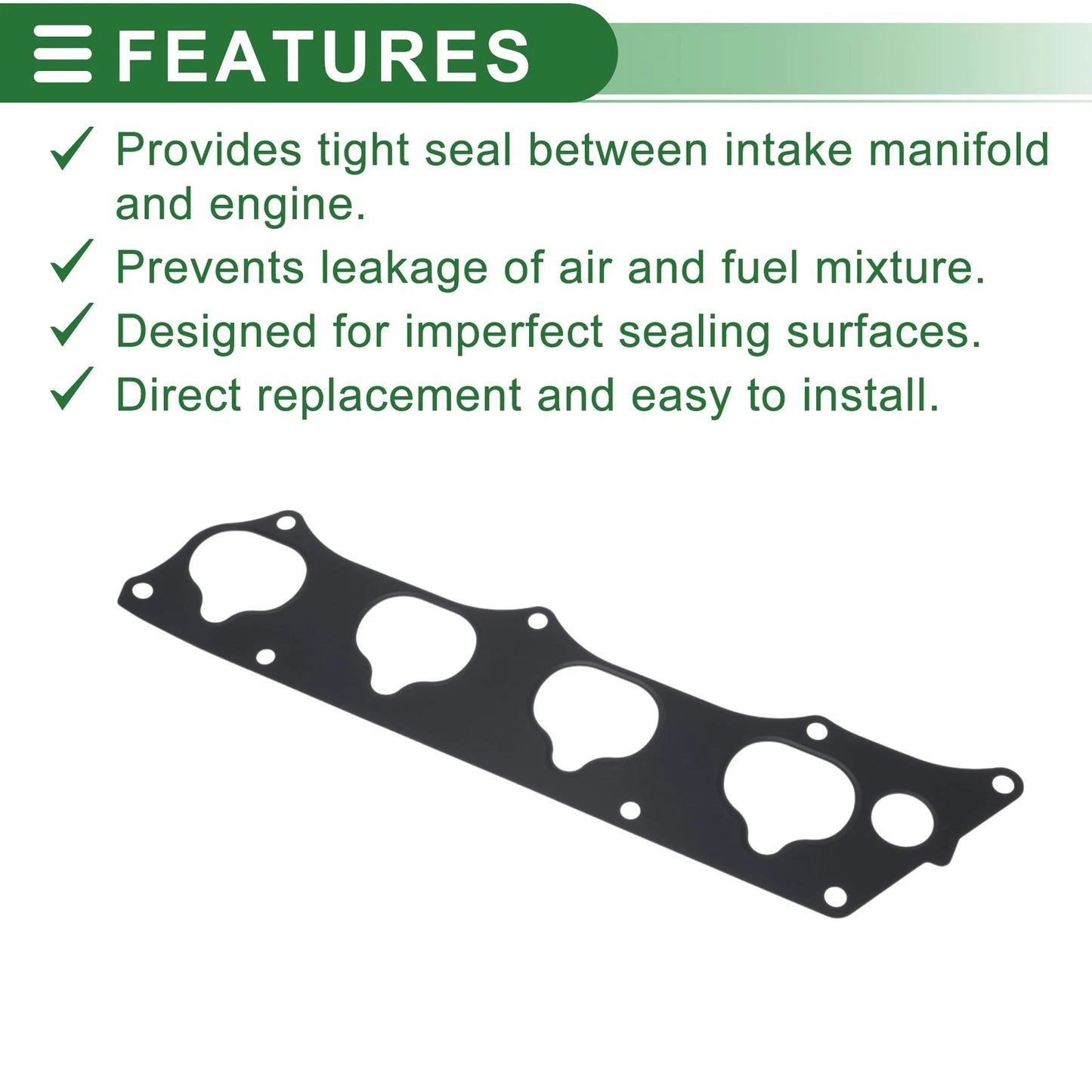 Engine Intake Manifold Gasket for Honda Accord (2007–2012) No. 17055R40A01