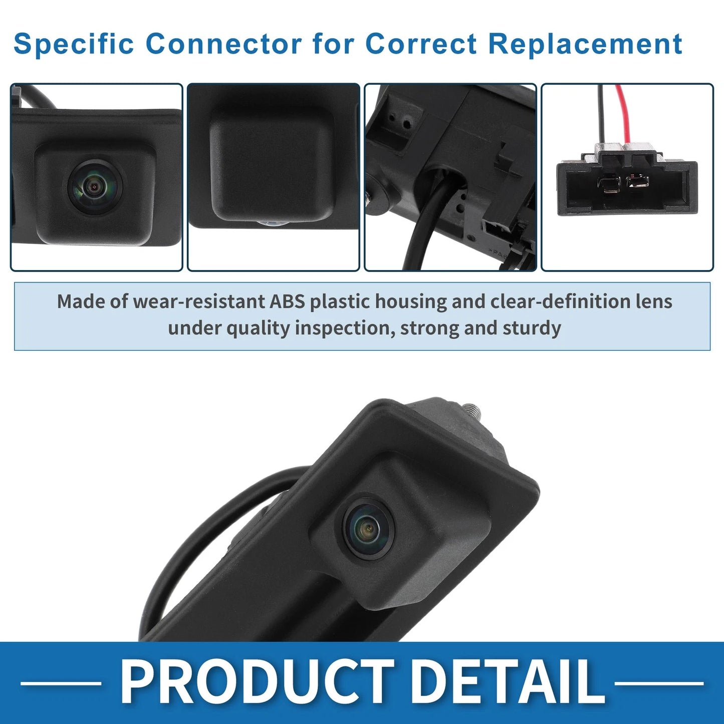 Tailgate Handle with Backup Camera for Audi A4 A5 A6 A7 Q3 Q5 S4 S5 S6 Allroad (2010–2023)