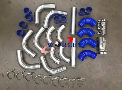 2" Aluminum Turbo Intercooler Piping Kit for Universal Applications