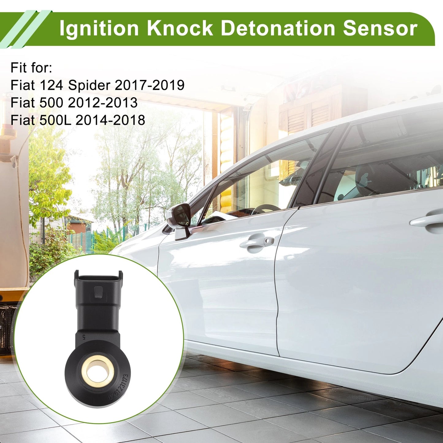 Ignition Knock Detonation Sensor No.0261231173 for Fiat 124 Spider (2017–2019)