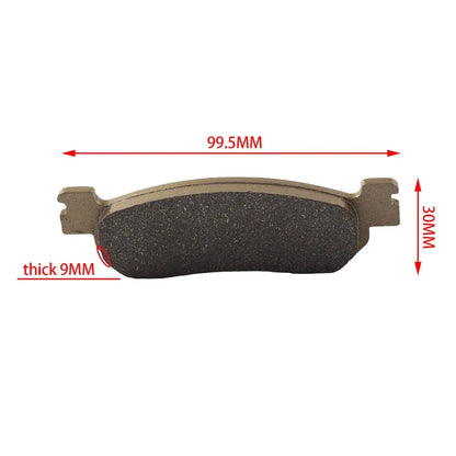Rear Brake Pads for YAMAHA YP 250 R X-Max, ITALJET Jupiter 125/150 (05-09)