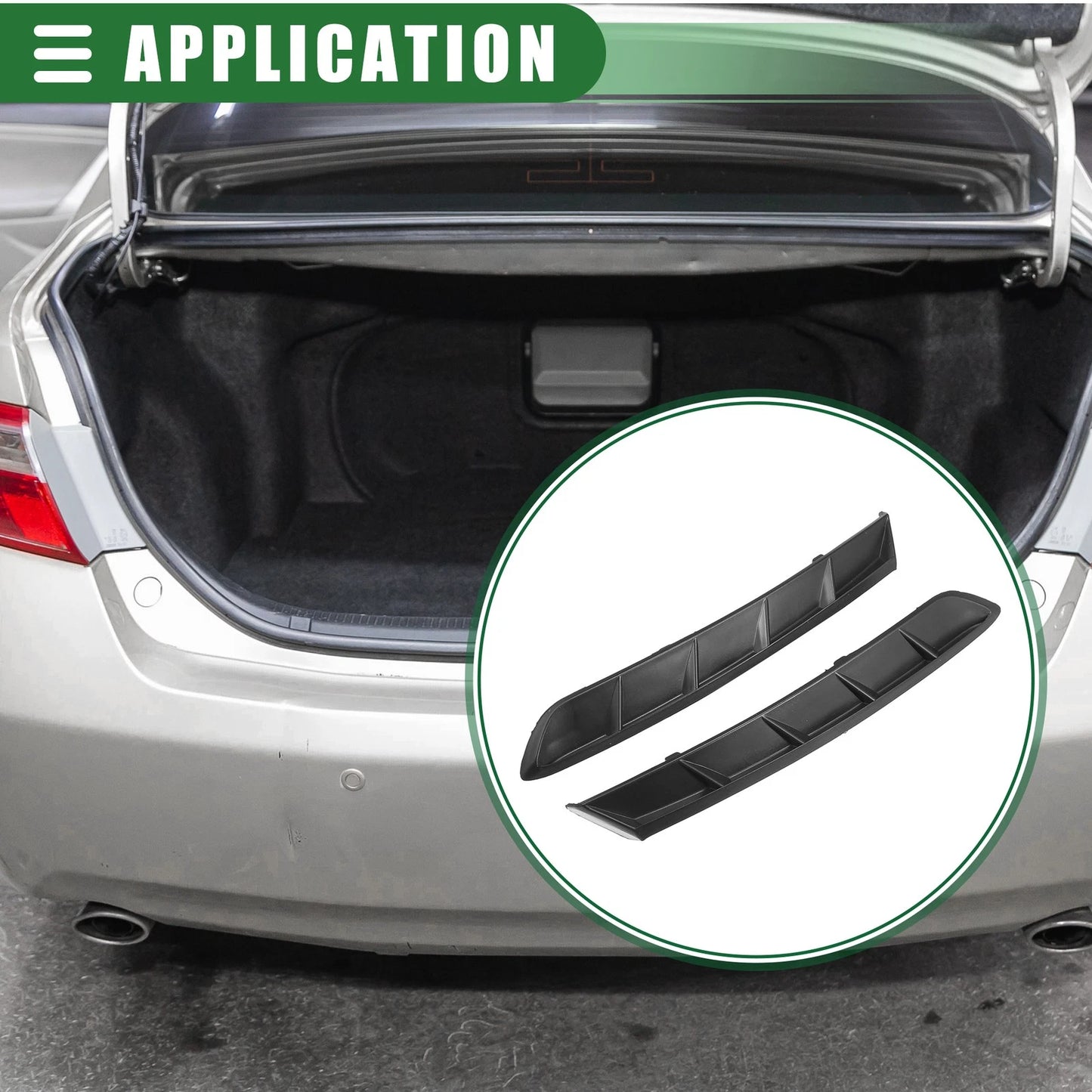 1 Pair Rear Bumper Bracket for Toyota Camry (2018–2021) No. 5216506030