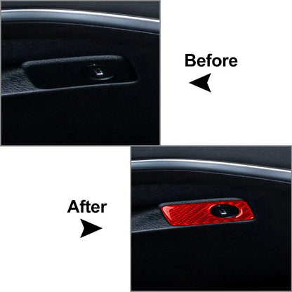 Glove Box Handle Cover Trim for Kia Stinger 2018-2023 Red