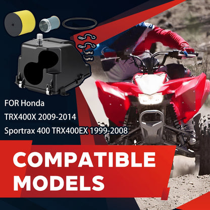 Air Box Housing Lid Clamps Kit for Honda Sportrax 400 TRX400EX (1999–2008)