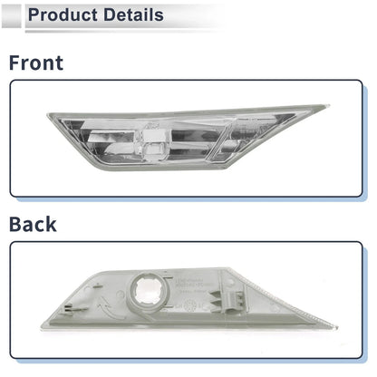 Left Side Marker Light Cover for Honda Civic (2016-2021) - 1 x Clear Lens
