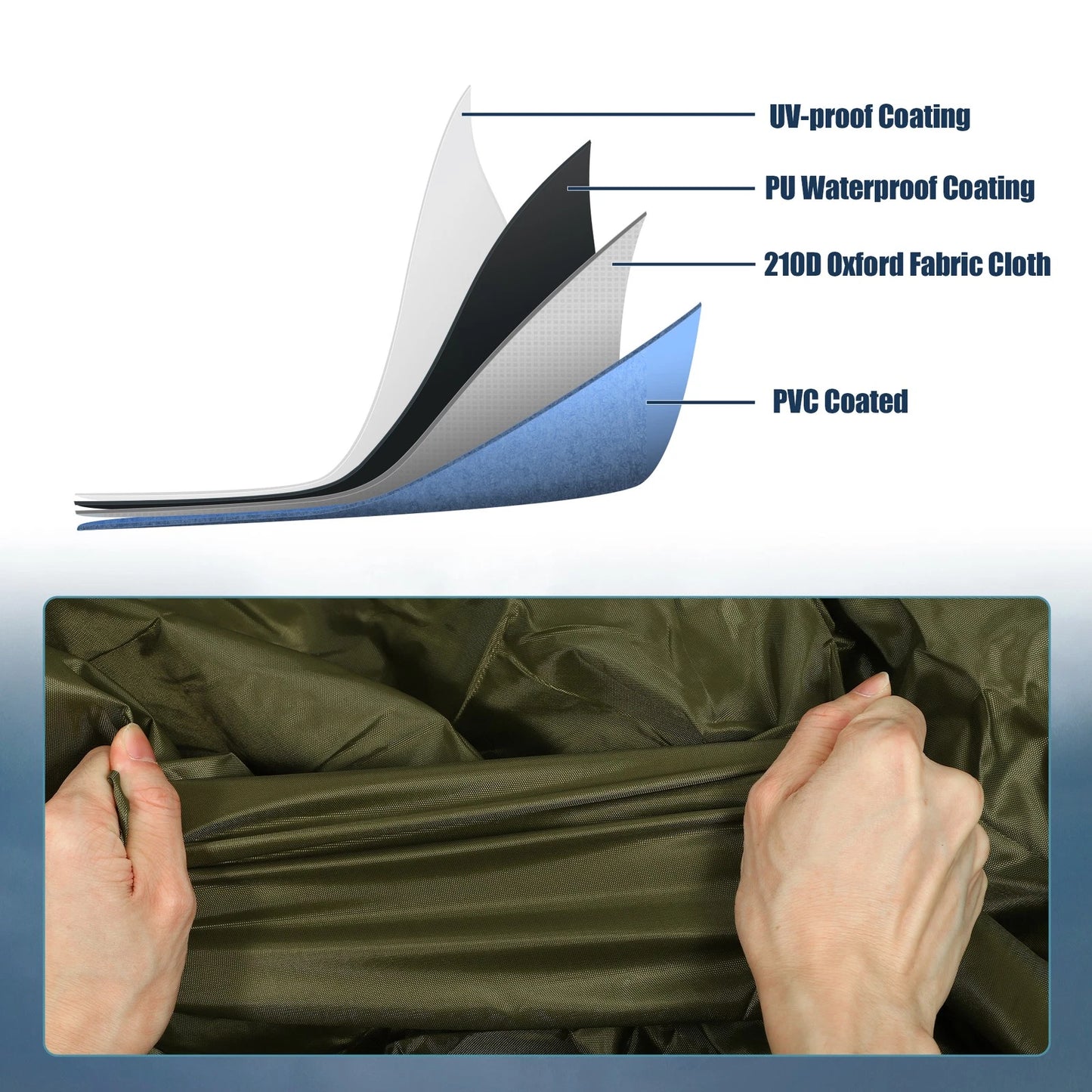 Waterproof UTV Cover for Kawasaki Can-Am 4-6 Seater (2010–2023)