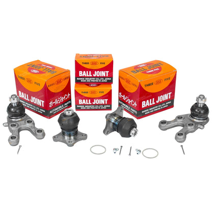 Set of 4 Upper & Lower Ball Joints for Mitsubishi Triton MK (1996–2006)