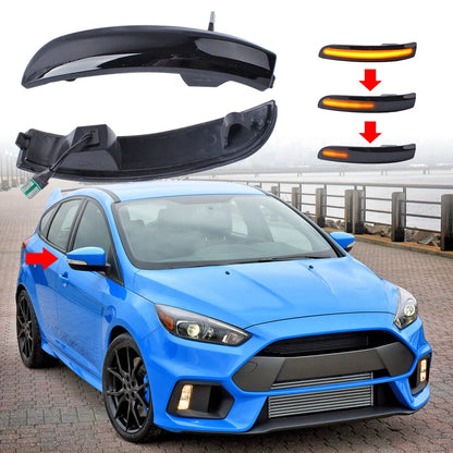 Dynamic Turn Signal Side Mirror Blinker Lamp for Ford Focus EcoSport