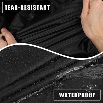 Waterproof Car Cover for Kia Soul (2009–2024) 210D-PU Oxford, Zipper, Black