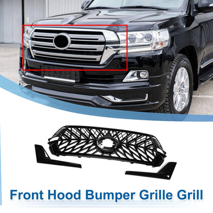 Front Upper Hood Bumper Grille for Toyota Land Cruiser LC200 (2016–2020)