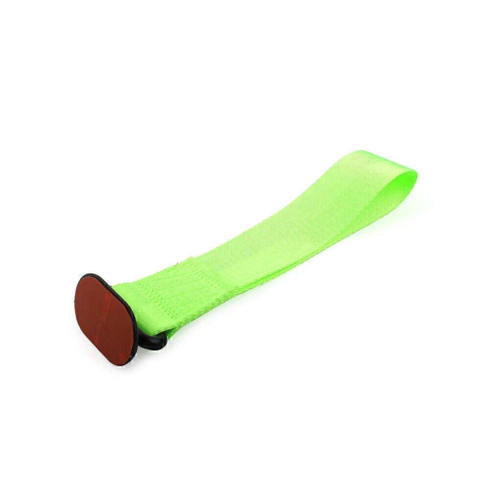 Green Tow Towing Strap Belt Rope for Universal Car Front/Rear Bumper