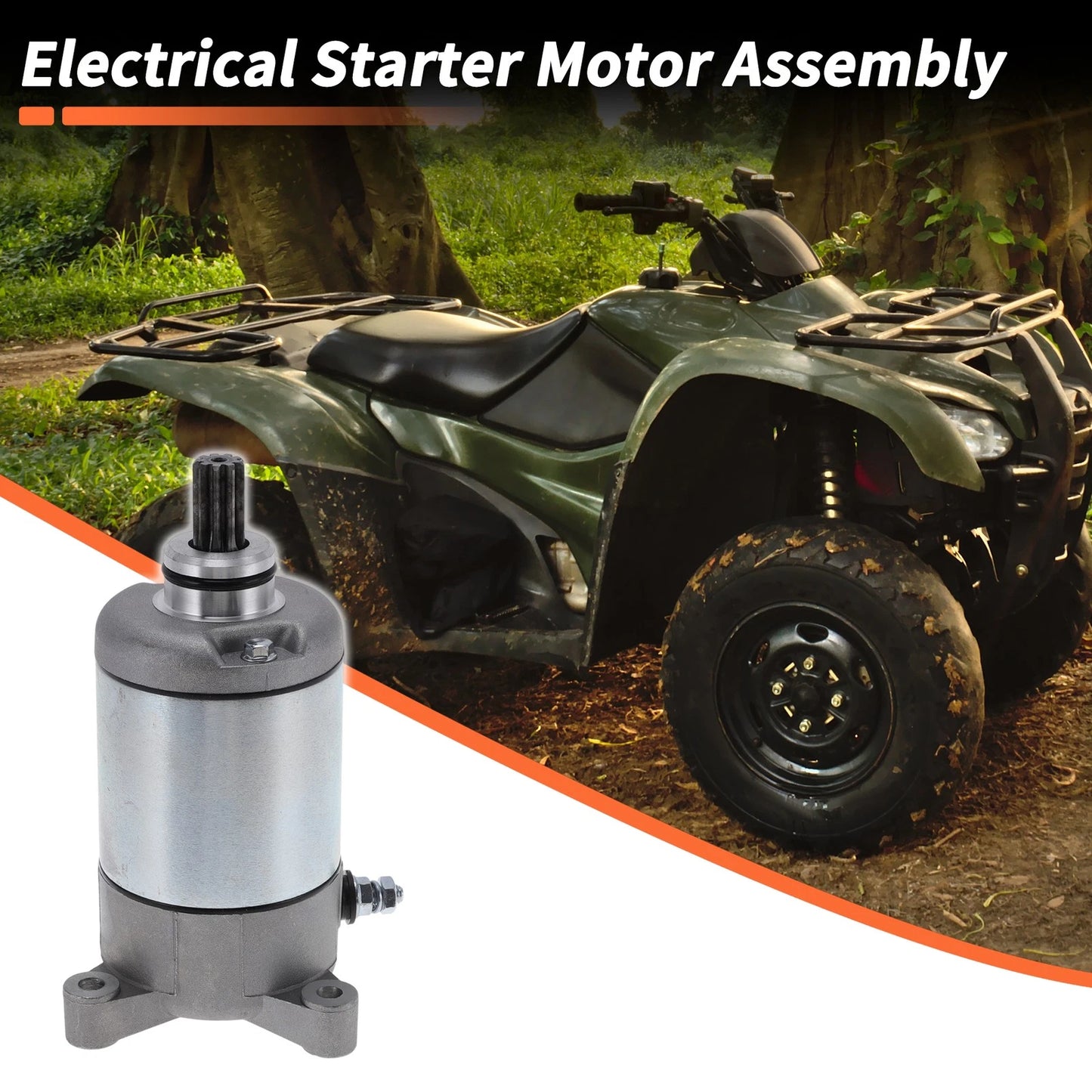 Starter Motor No. 3084981 for Polaris ATP 330 4x4 (2004–2005)