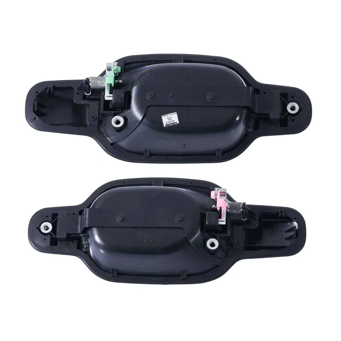 Door Handle Outer 2 x for Isuzu D-Max REAR LEFT+RIGHT Black (2006–2012)