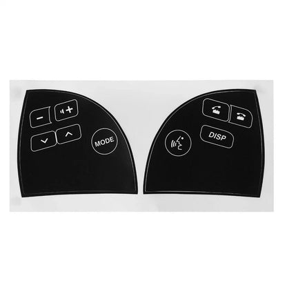 Steering Wheel Control Button Decal Sticker for Lexus ES350 (2007-2012)