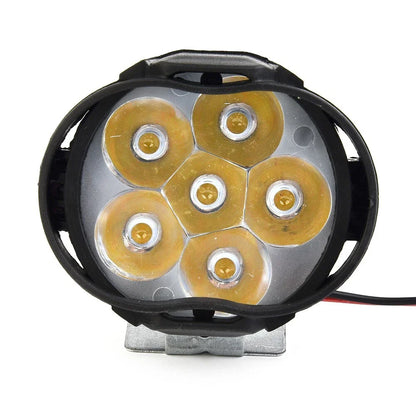 2 x Car Headlights Spot Fog Lights 6-LED Waterproof Work Lamp 12V for ATV