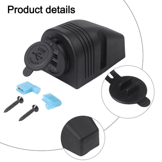 Socket / 12-24V / Dustproof Socket for Boat Motorhome Camper Van Caravan