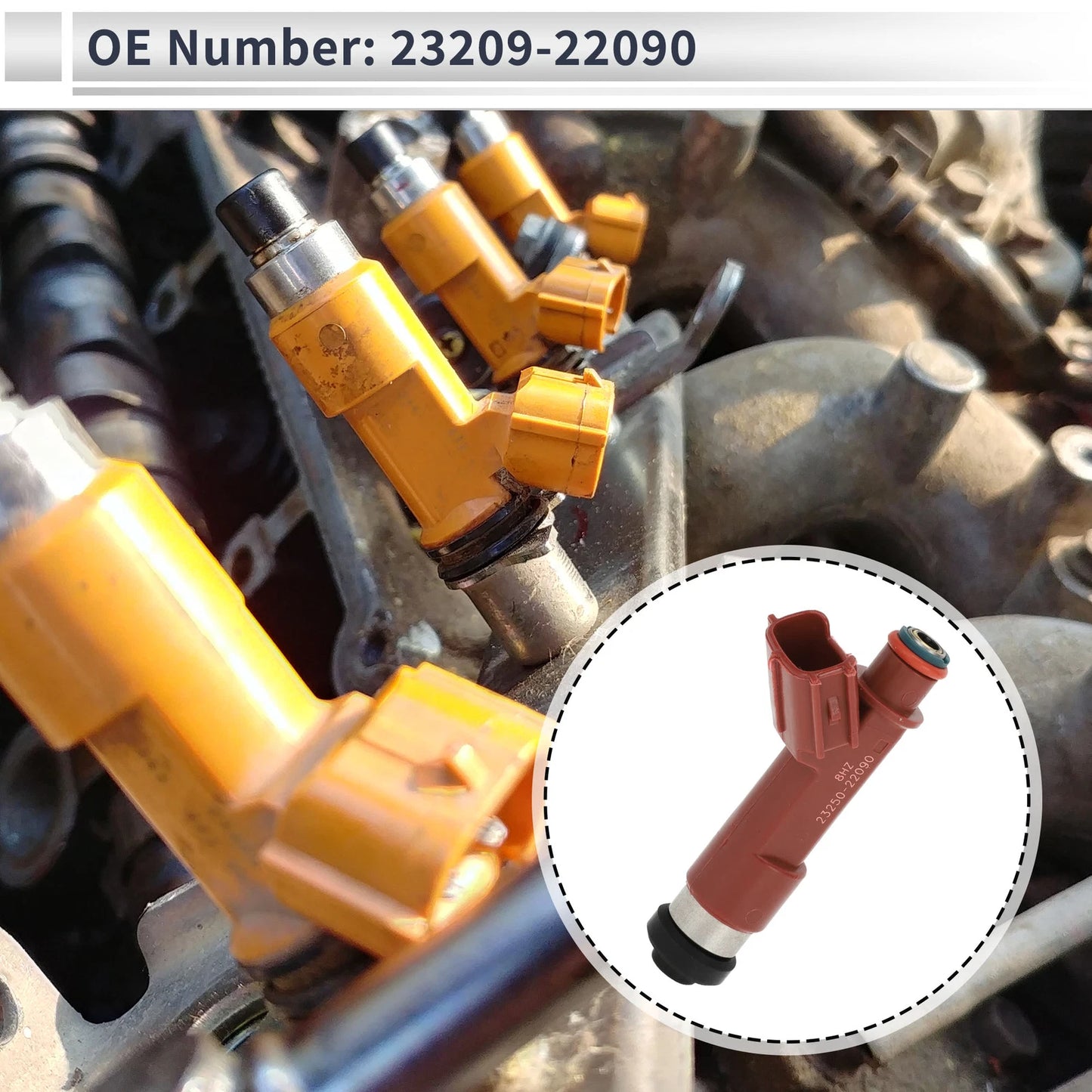 Fuel Injector No. 23209-22090 for Toyota Corolla (1998–2002)