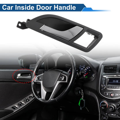 Front Passenger Side Interior Door Handle for VW Skoda (2001–2008) Gray Chrome