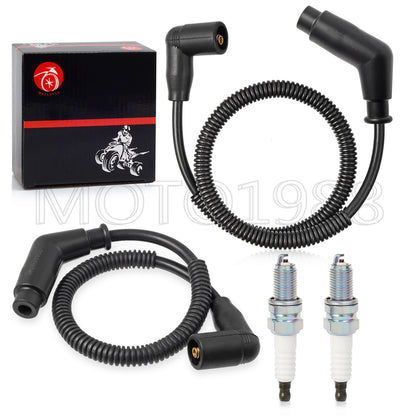 Spark Plug & Wire Cap Set for Can Am Outlander 500 570 650 800 1000