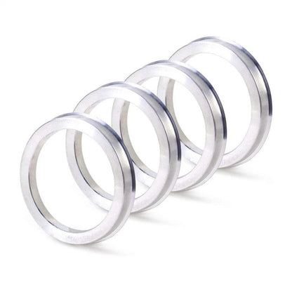 4 x 72.6mm to 56.1mm Aluminium Alloy Hub Centric Rings for Car Wheel Spacer