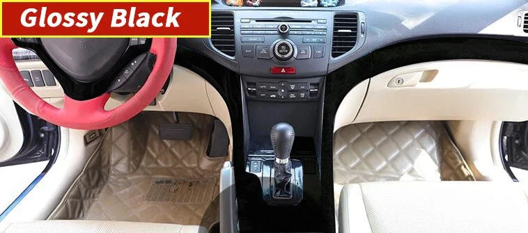 LHD Glossy Black Interior Door Armrest Cover Trim for Acura TSX (2009–2014)
