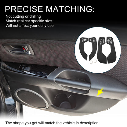 Set of 1 Car Door Leather Anti Kick Pad Sticker for Cadillac CT6 (2017–2018)