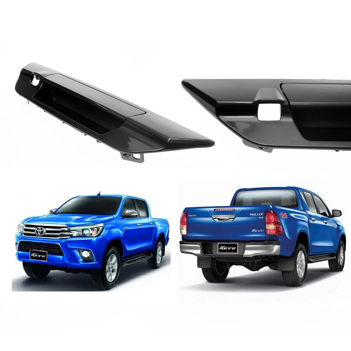 Tailgate Handle with Camera Hole for Toyota Hilux Revo (2015–2023)