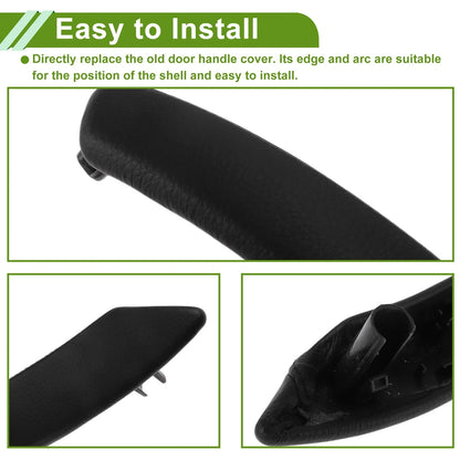 Door Panel Handle Pull Trim Cover for BMW X5 Black (2008-2013)