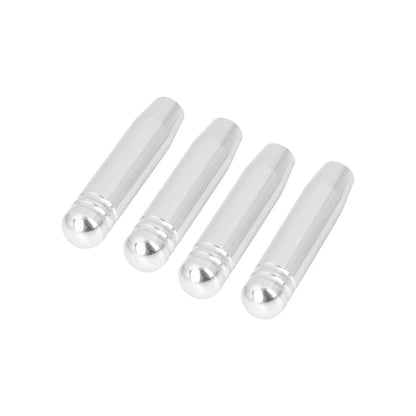 4 x Bolt-On Door Lock Pins Silver Tone for BMW 3 Series E90 (2005-2013)