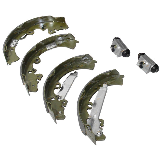 Rear Brake Shoes & Wheel Cylinders Pair for Toyota Hilux (2005–2016)