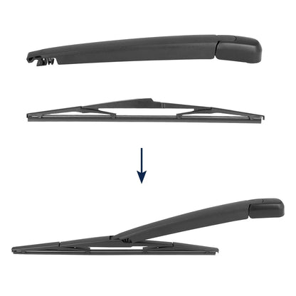 Rear Windshield Wiper Blade Arm Assembly Set for Hyundai Santa Fe (2007–2012)