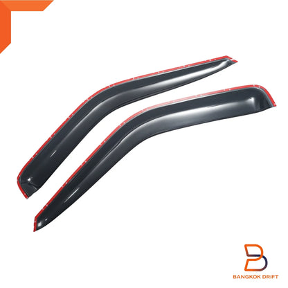 Front Door Rain Wind Deflector Weather Shield for Nissan Navara D21 (1997-2001)