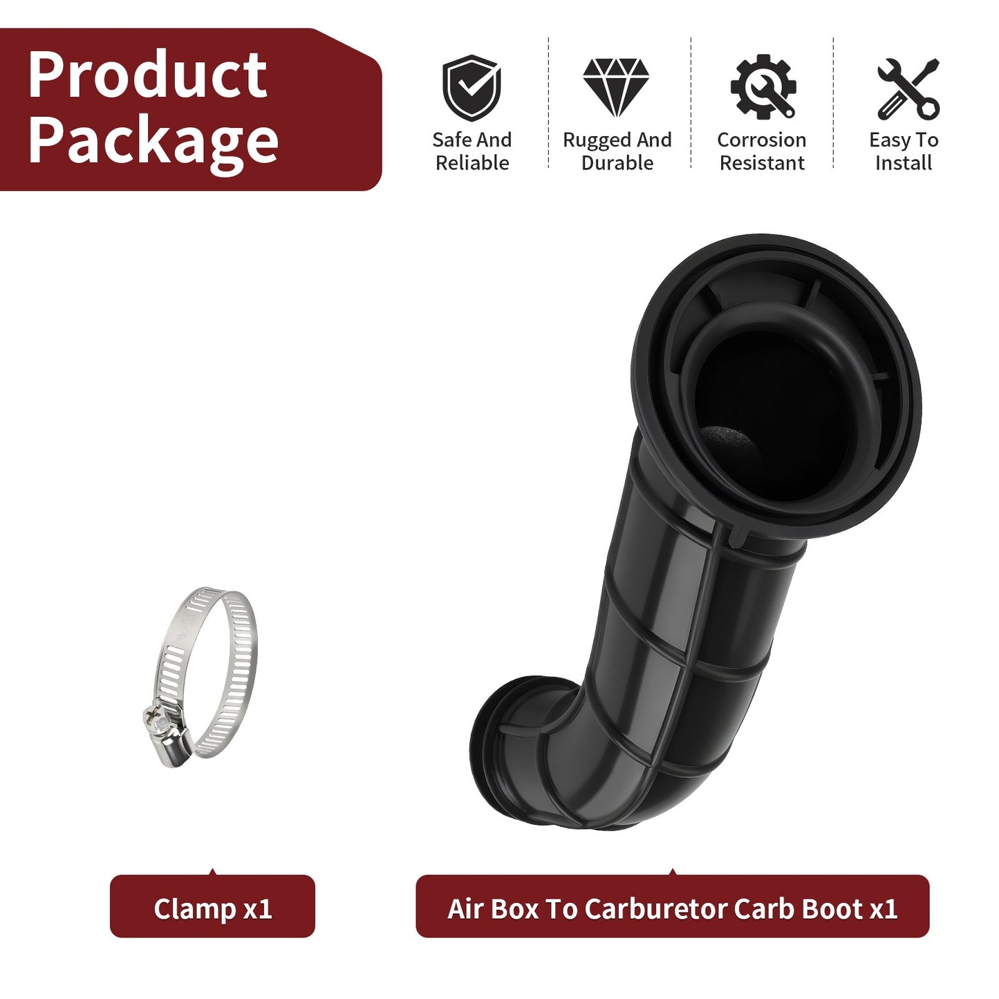 Carburetor Boot for Suzuki QuadRunner 160 (1989–2004)