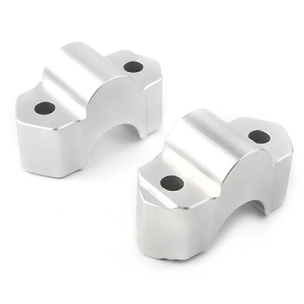 22mm Handlebar Riser Mount Clamps Chrome for Kawasaki Versys 1000 (2015–2018)
