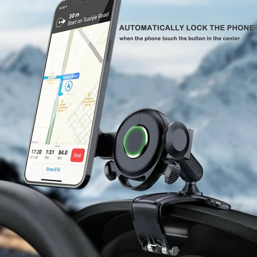 360° Rotation Dashboard Phone Holder Mount for Car GPS Stand