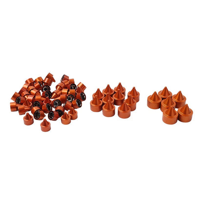 60x Engine Bolt Caps Cover Kit for Harley Softail Dyna Wide Glide (2012–2023)
