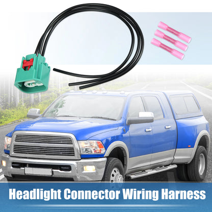 Set of 1 Headlight Parking Light Connector for Chrysler Jeep (68064997AA)