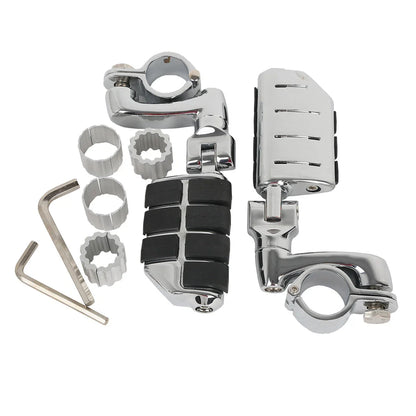 22mm 25mm 32mm 35mm Chrome Highway Footpeg Footrest Mount for Harley Touring