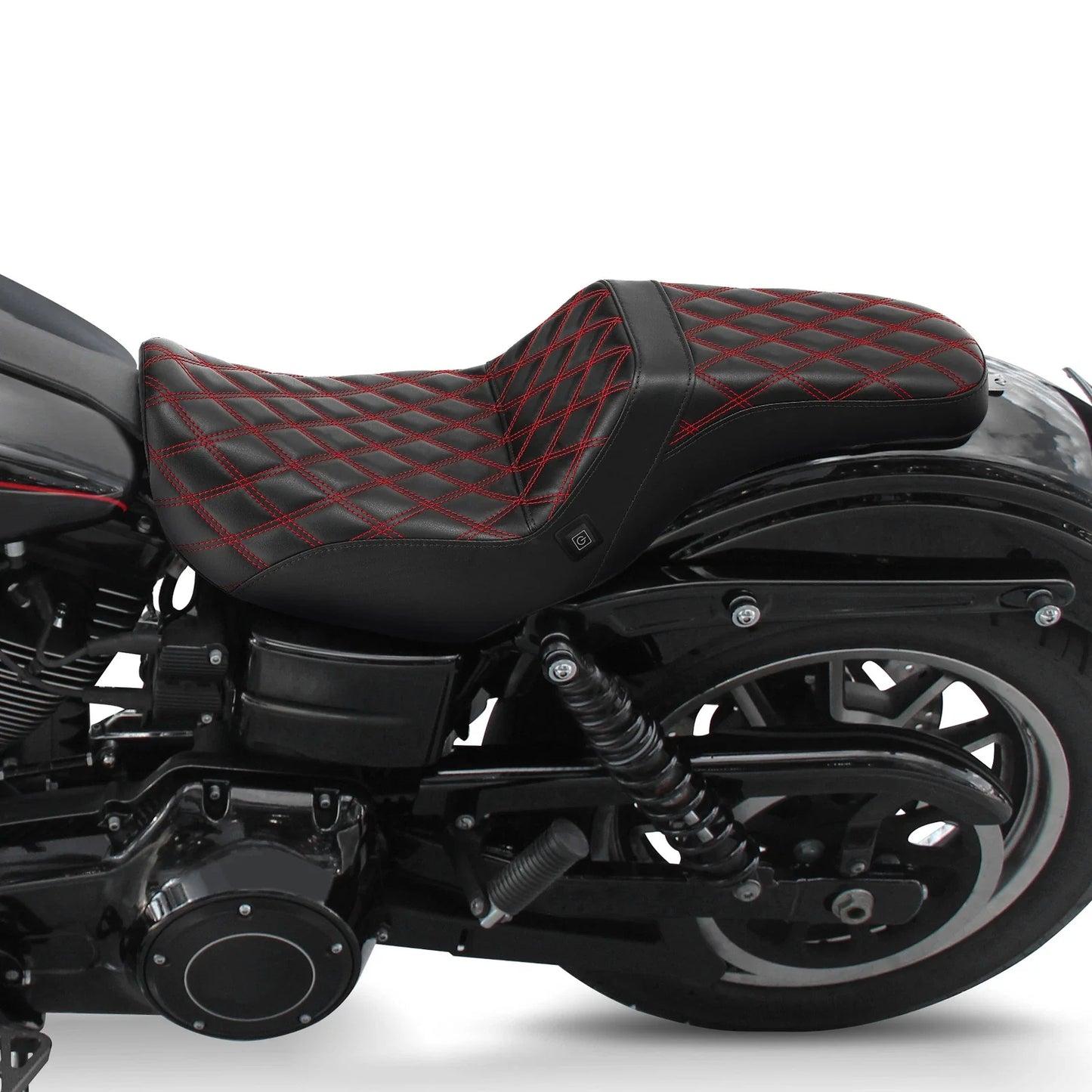 Driver Passenger Heated Seat for Harley Dyna Wide Super Glide FXD (2006 - 2017)