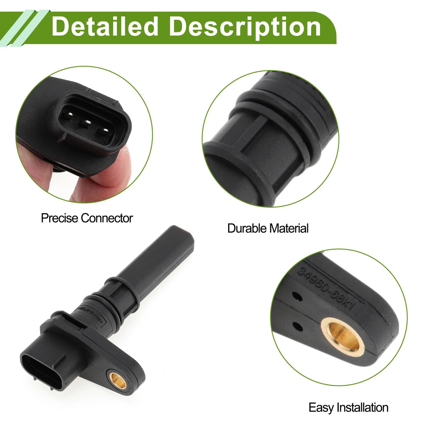 1Pc Transmission Speed Sensor No.3496068K10 for Suzuki