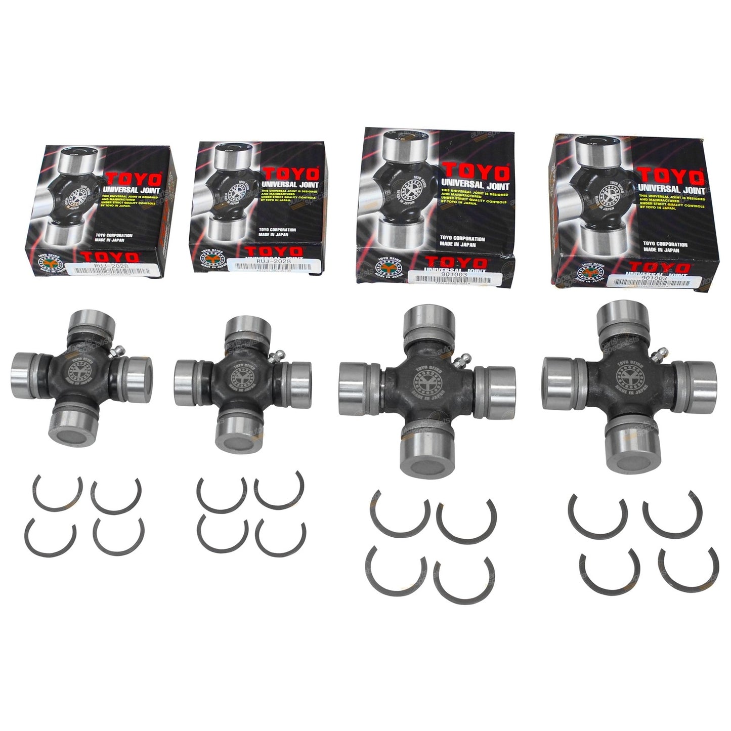 Set of 4 Universal Joint Kit for Nissan Patrol GQ Y60 GU Y61 (1997–2016)