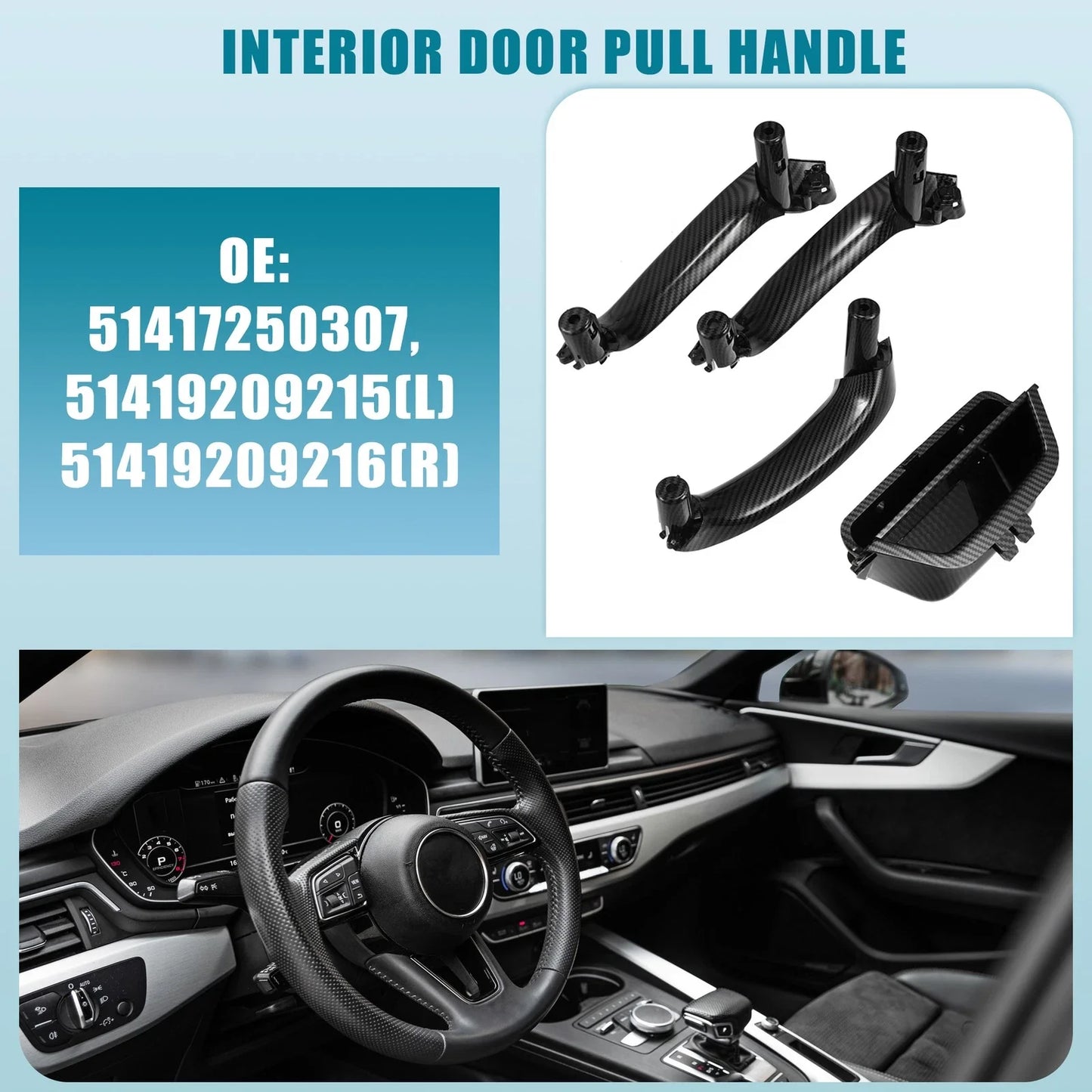 Interior Door Pull Handle for BMW X3 F25/X4 F26 (2011-2017)