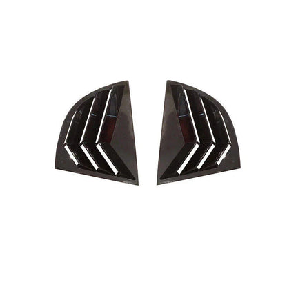 Glossy Black Side Vent Scoop Louver Cover Trim for Honda Civic (2006–2011)