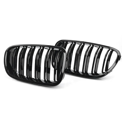 Gloss Black Front Kidney Grille for BMW 5-Series F10 F11 (2010-2016)