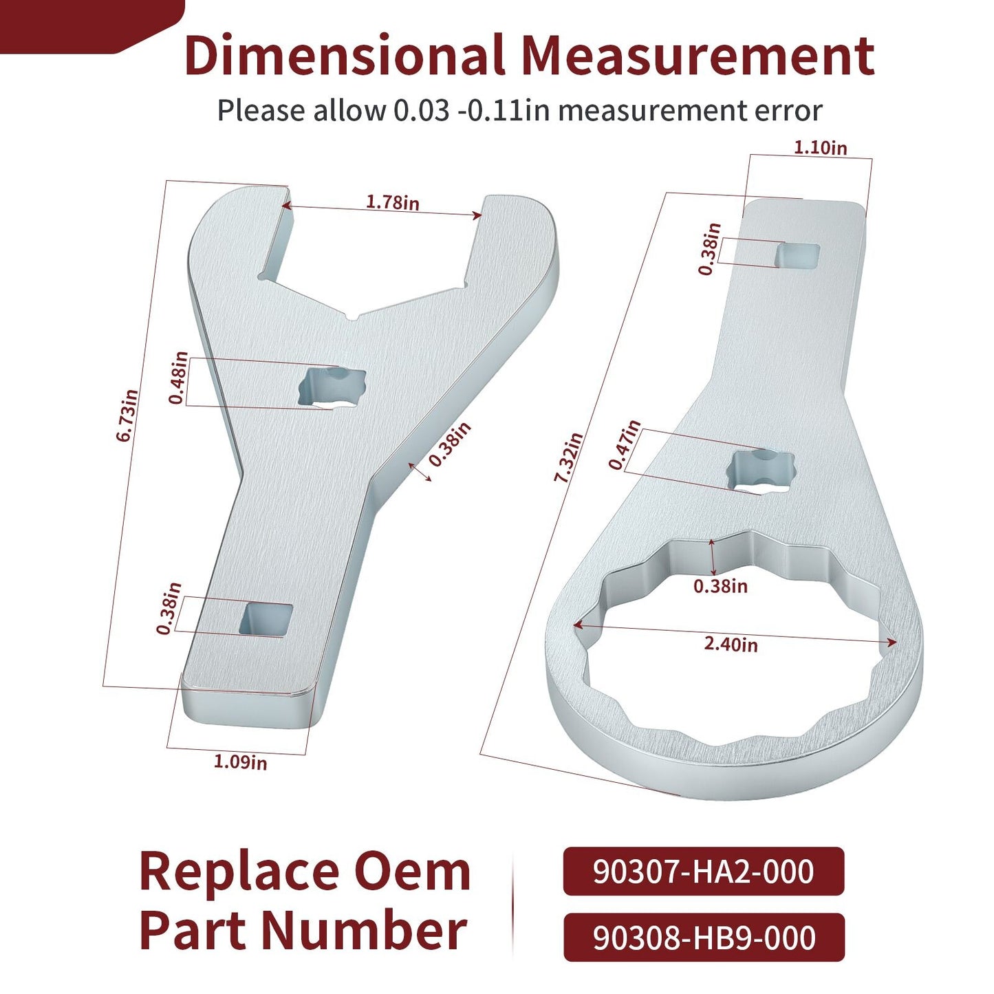 Rear Axle Nut Wrench for Honda TRX450R (2004–2009)