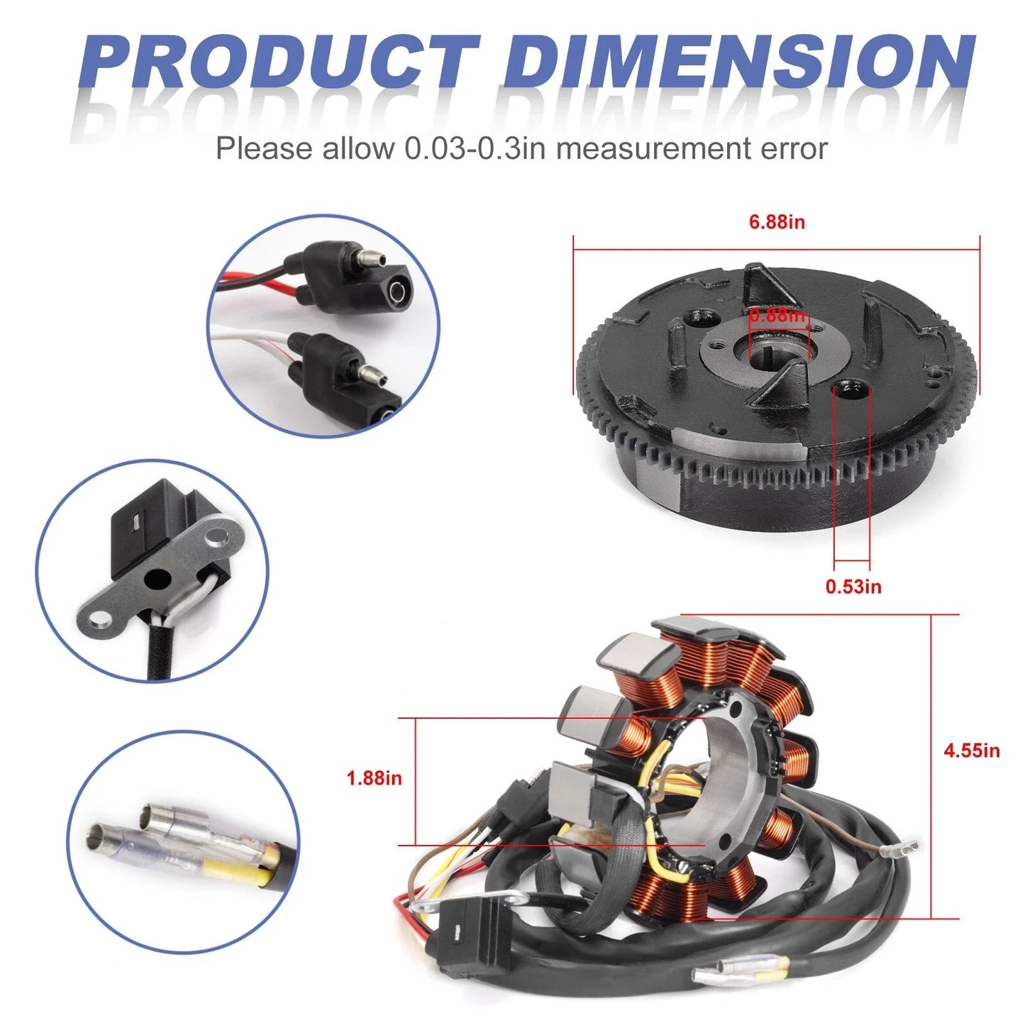 Stator w/ Rotor Flywheel for Polaris Sportsman 500 HO (1999–2002)
