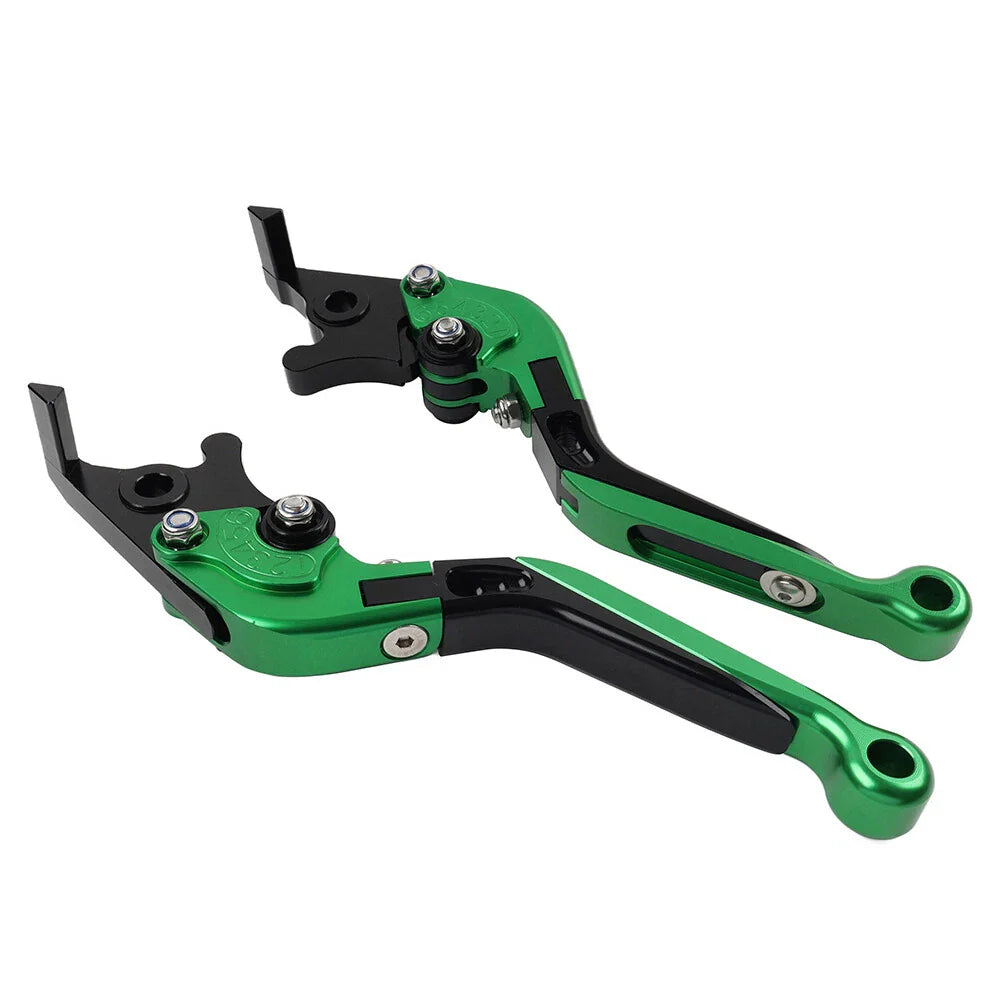 CNC Green Extendable Brake Clutch Levers for Ducati MONSTER (620-796)