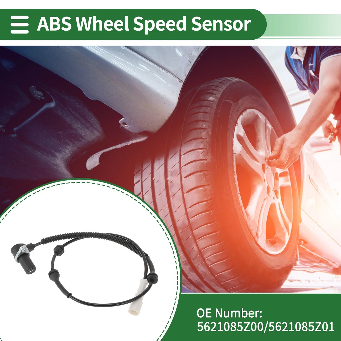 ABS Wheel Speed Sensor for Suzuki Reno (2005–2007) No. 5621085Z00/5621085Z01